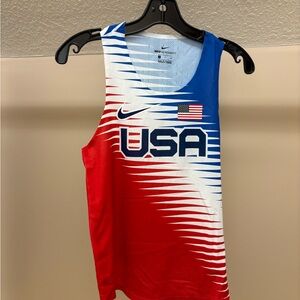 Nike Patriotic Red White Blue Tank Top